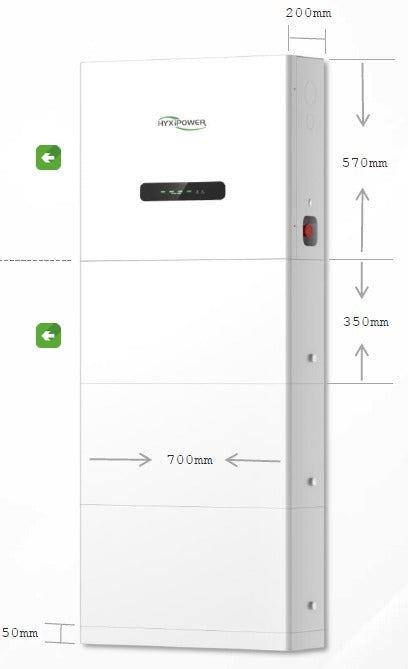 HYXiPower All-in-One Thuisbatterij – 15.9 kWh (HYX-H9K-HTA)